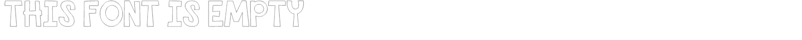 This Is Empty font preview